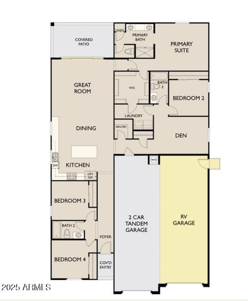 Opal Floorplan Right Driveway