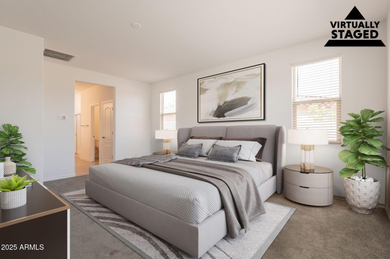 Virtual Staging Primary Bedroom