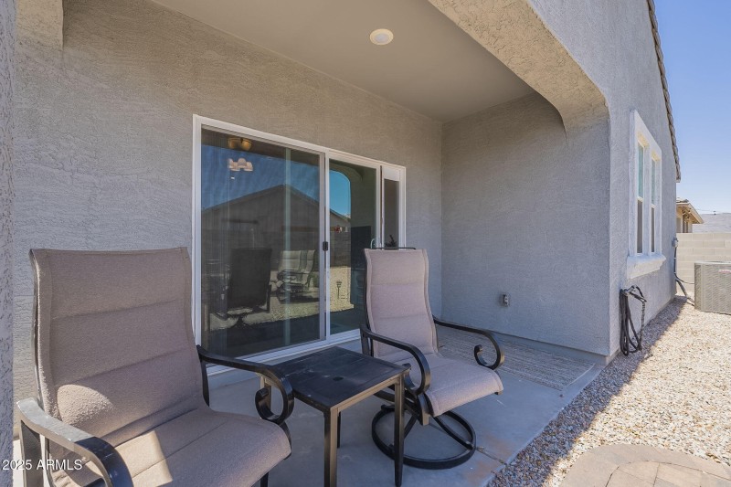 Back patio