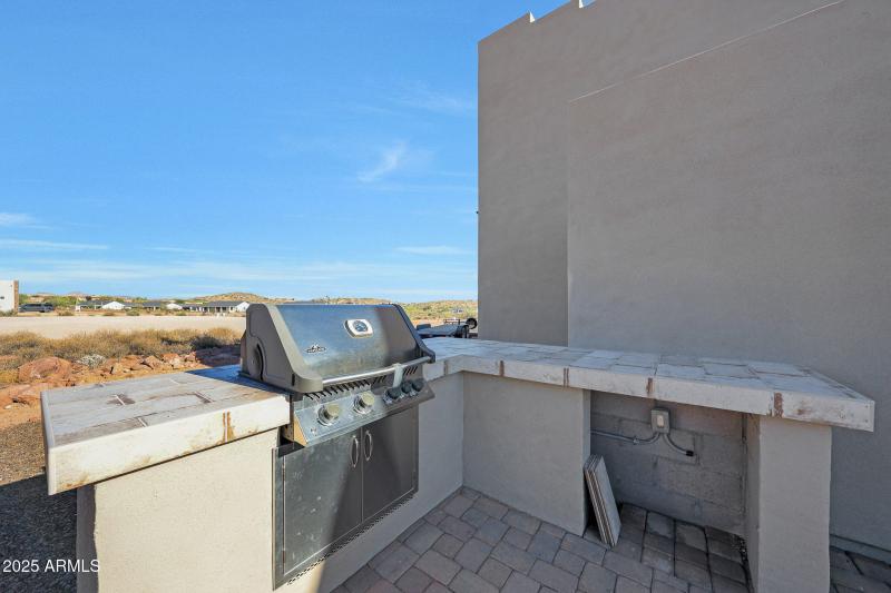 Built-in BBQ