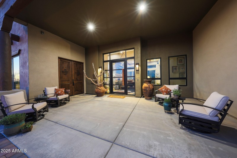 Front Entry in the Evening