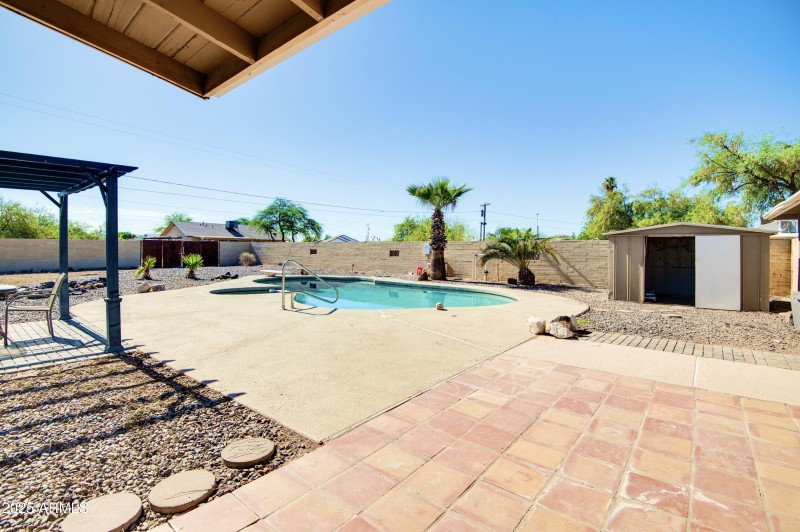 Back yard pool
