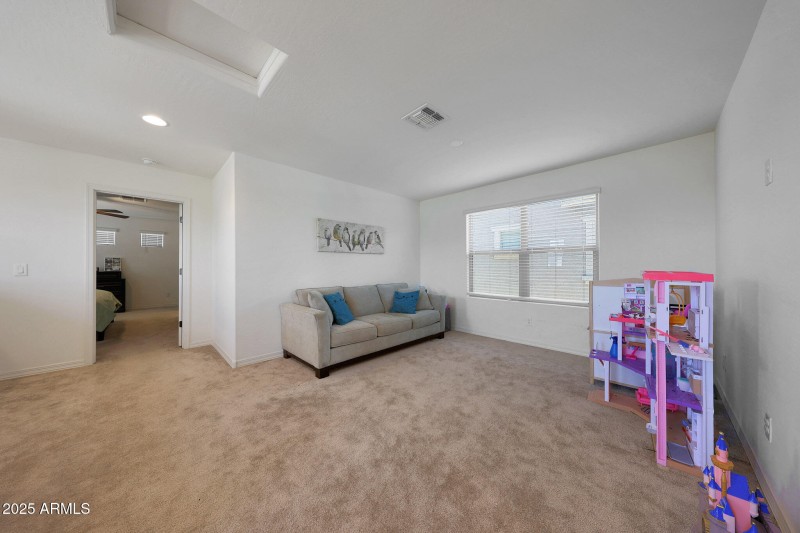 spacious loft to primary