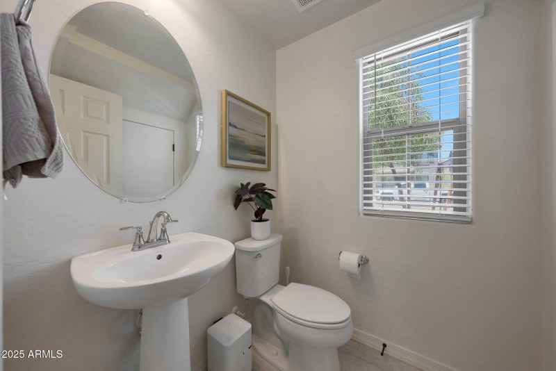 downstairs powder room