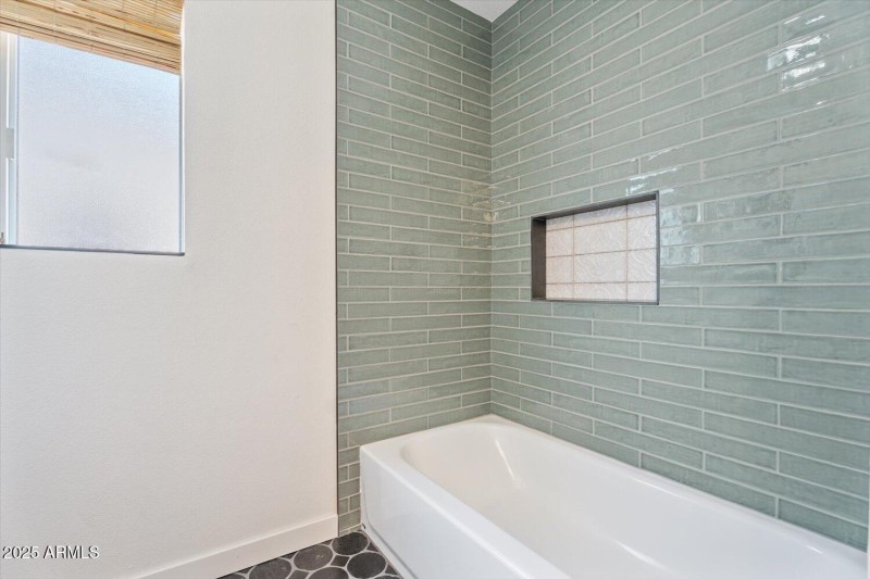 Primary Shower and Bathtub