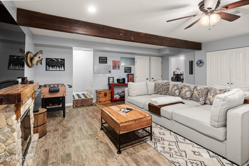 Spacious Family Room w/ Fireplace