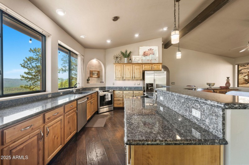 Gourmet Kitchen with Expansive Island