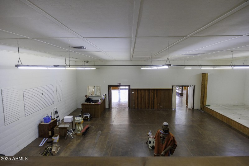 Upstairs View of Auction Room