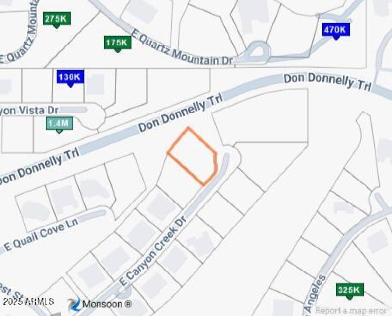 9072 E Canyon Creek Dr-parcel map