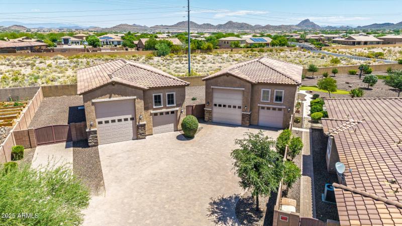 Aerial View of 2 RV Garages