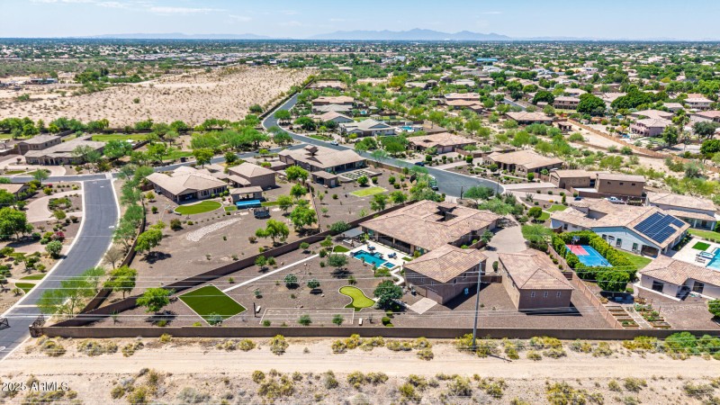 Aerial View of the Entire Lot