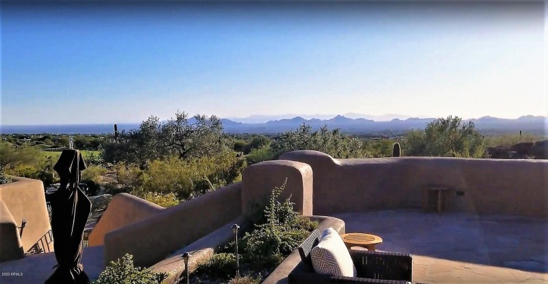 View from pool area club house