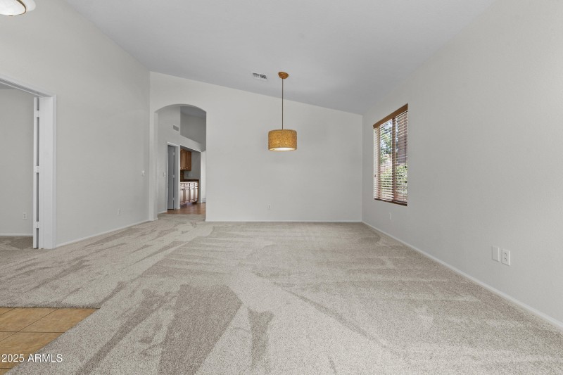 view to kitchen