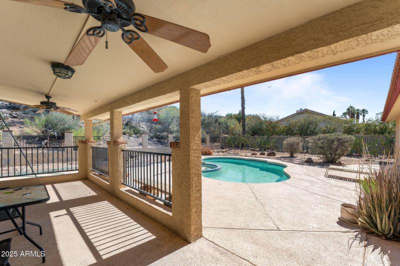 Covered patio