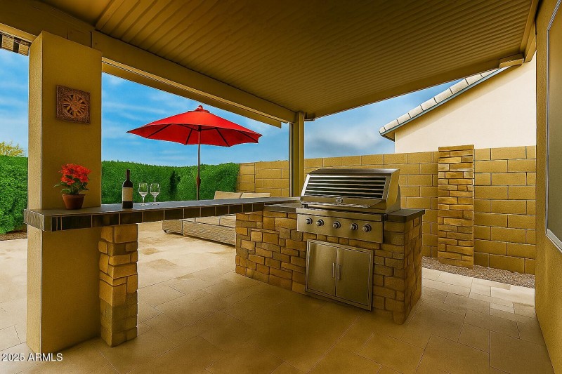 Grill area