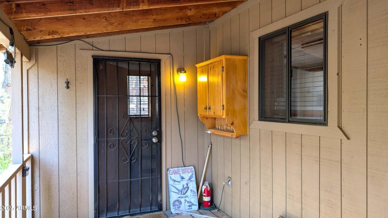 Back porch entry