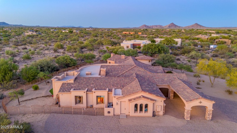8024 E Lone Mountain Rd Drone Twilight-3