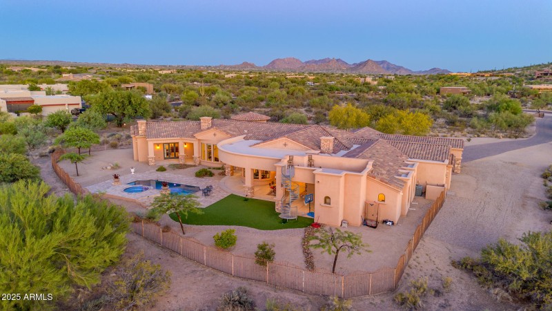8024 E Lone Mountain Rd Drone Twilight-6