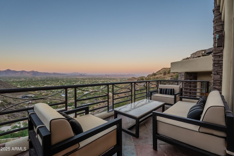 Balcony at Sunset