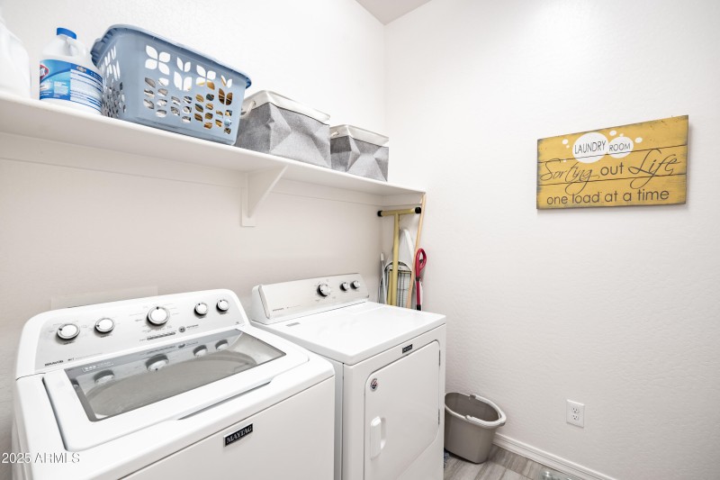 laundry room - primary closet door ac