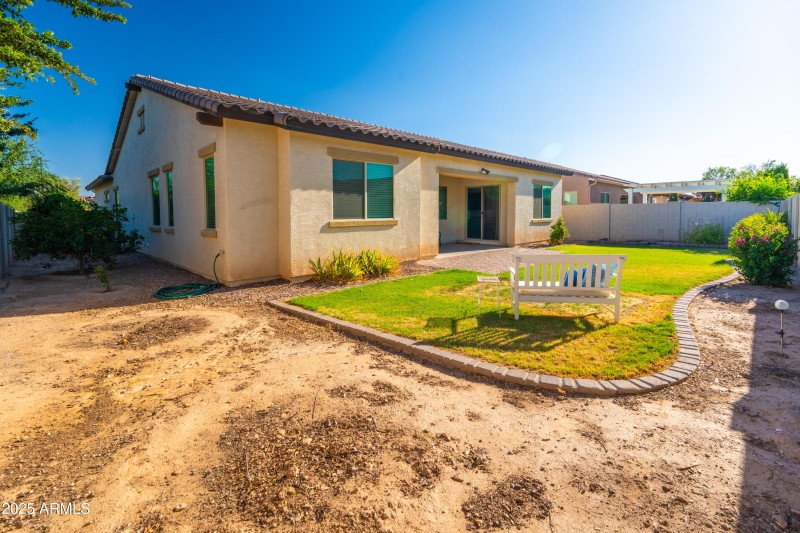 large back yard