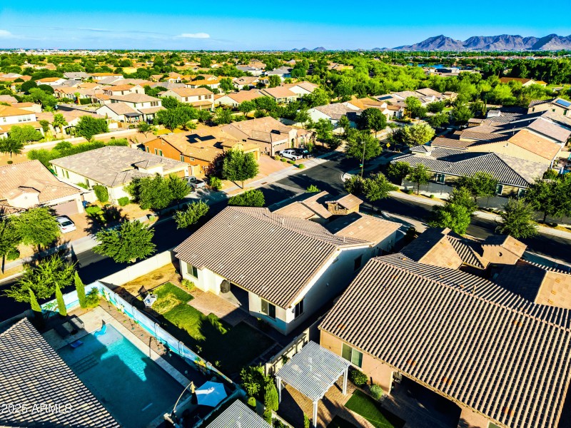 southeast aerial view