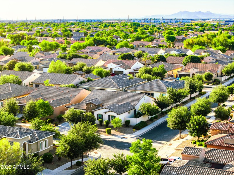 northwest aerial view