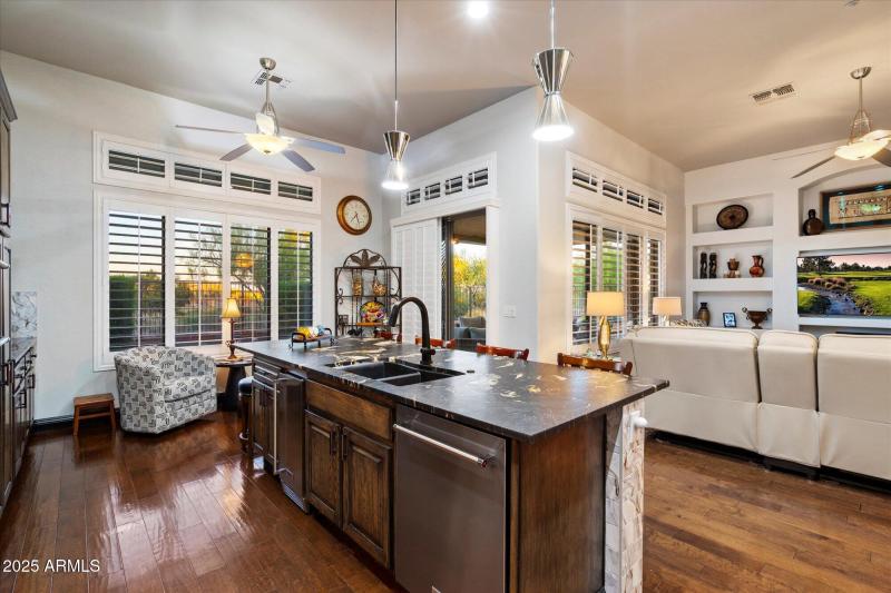 Kitchen - Living Room (Open Layout)
