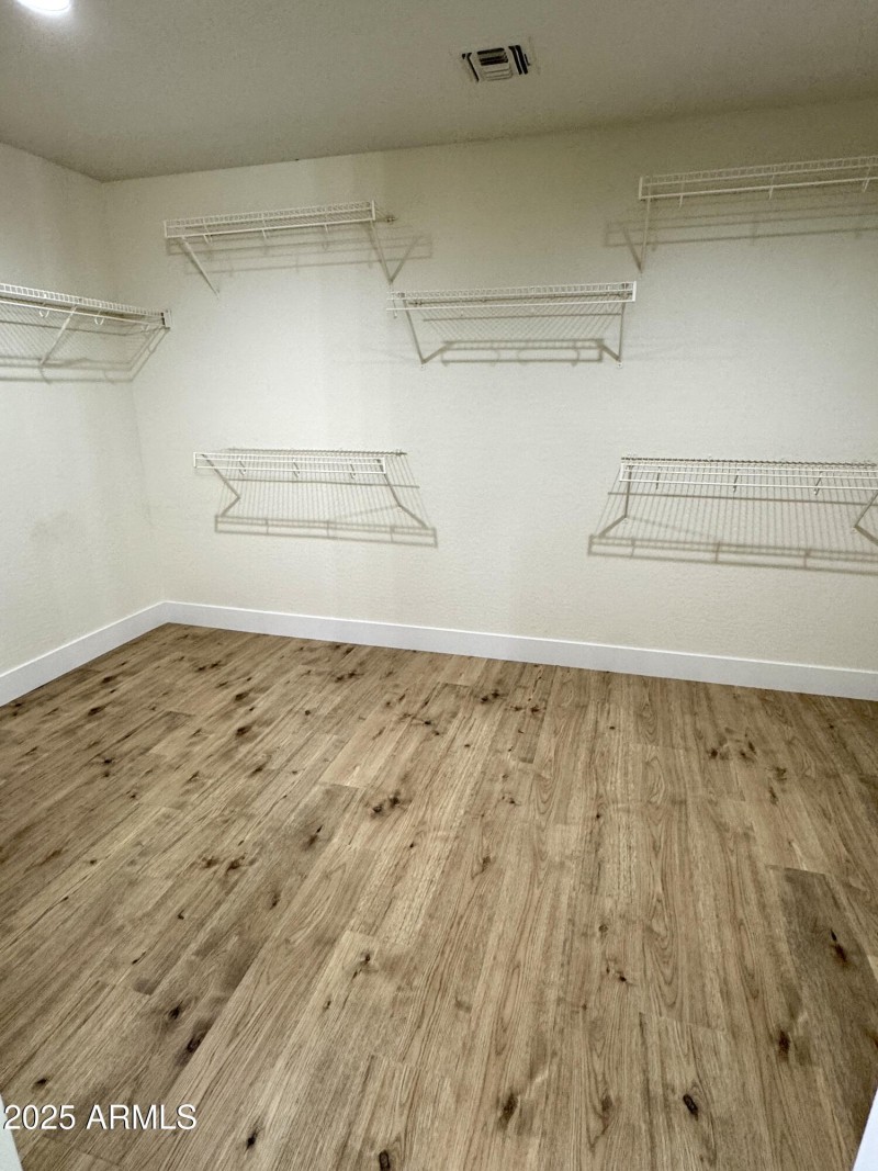 V Large walk-in closets