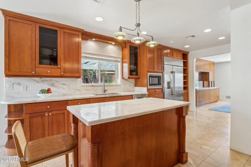 Remodeled kitchen