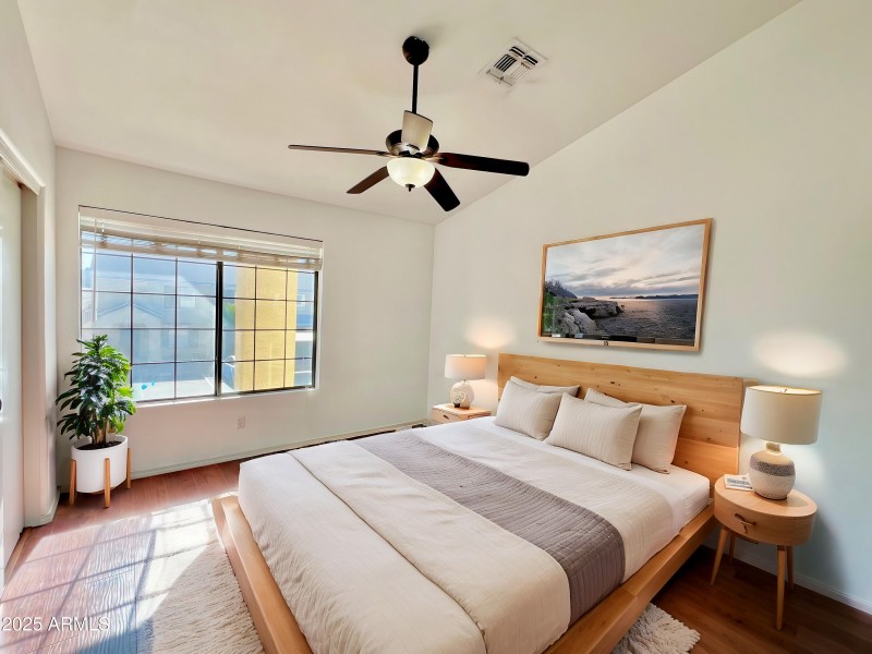 VIRTUALLY STAGED BEDROOM 2