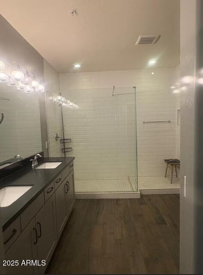 Primary bathroom vacant