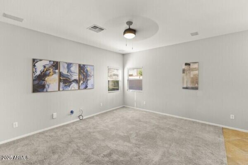 Spacious Living/Dining room.