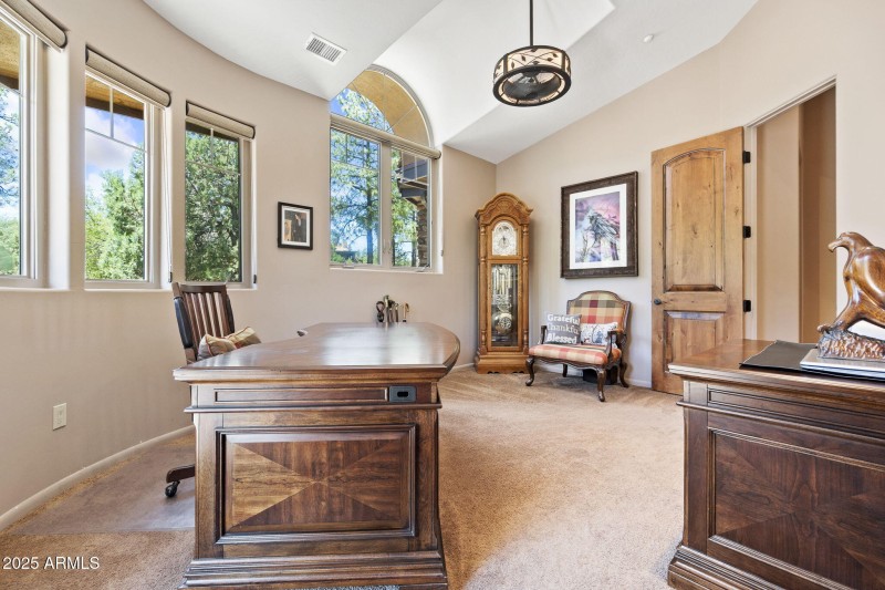 Bedroom 2 as Office Upstairs