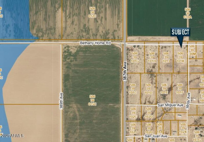SEC 387th Ave and Bethany Home Flood Map