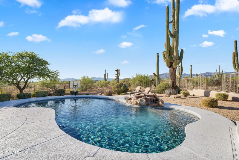 Sparkling heated pool!