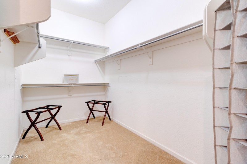 Incredibly spacious Primary Closet