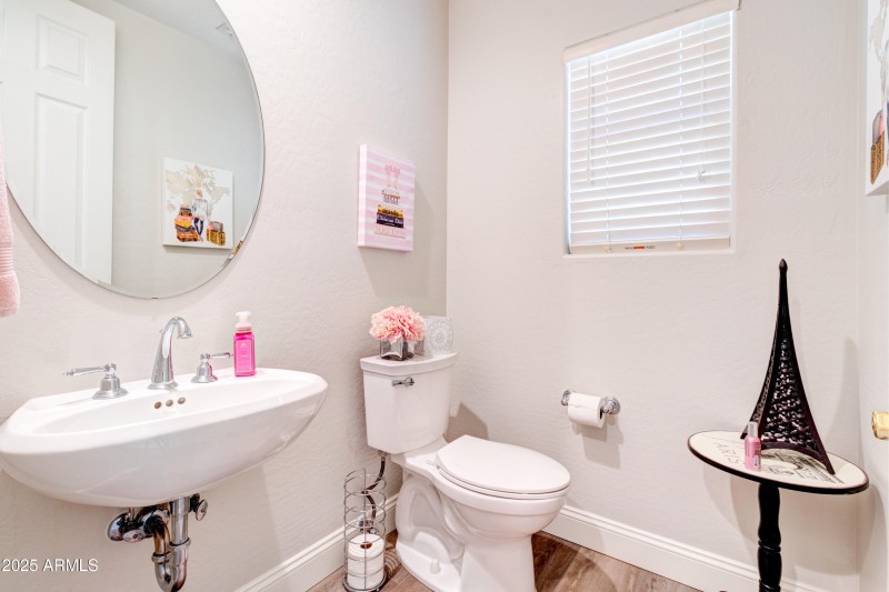 Intimate Guest Powder Bathroom