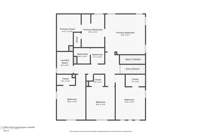 Floorplan Upstairs