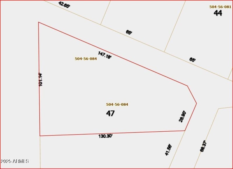 lot dimensions