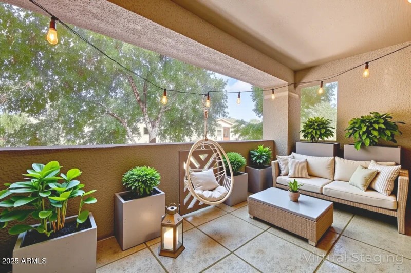 Large Inviting Balcony