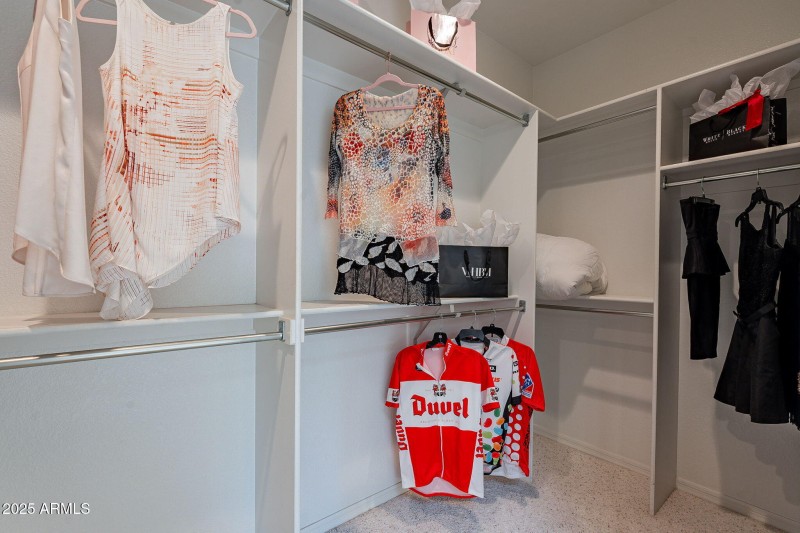 Generous walk in Closet