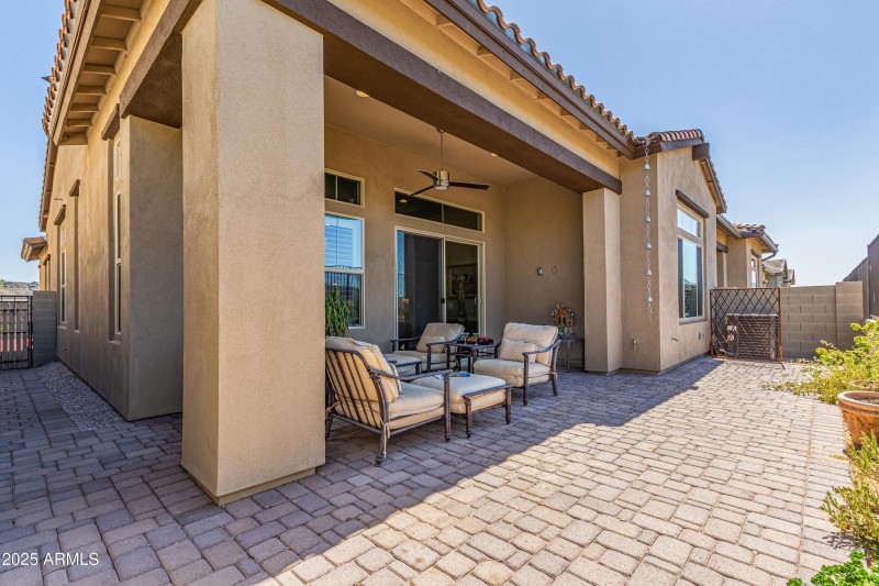 Rear Patio