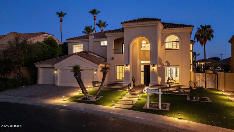 Front night view