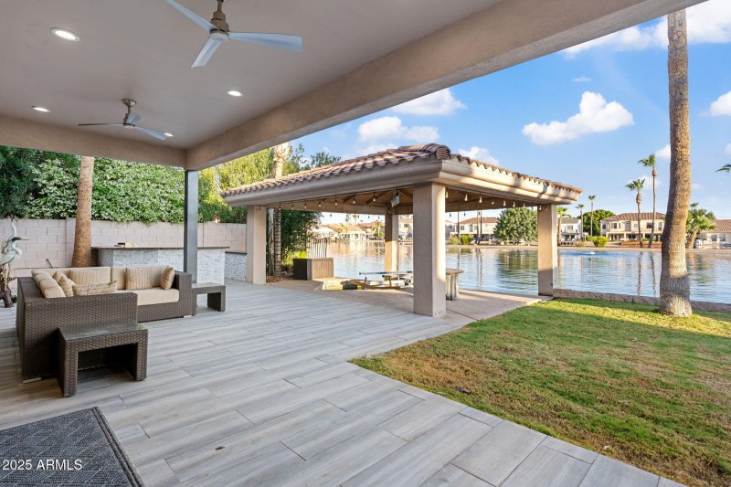 Covered patio
