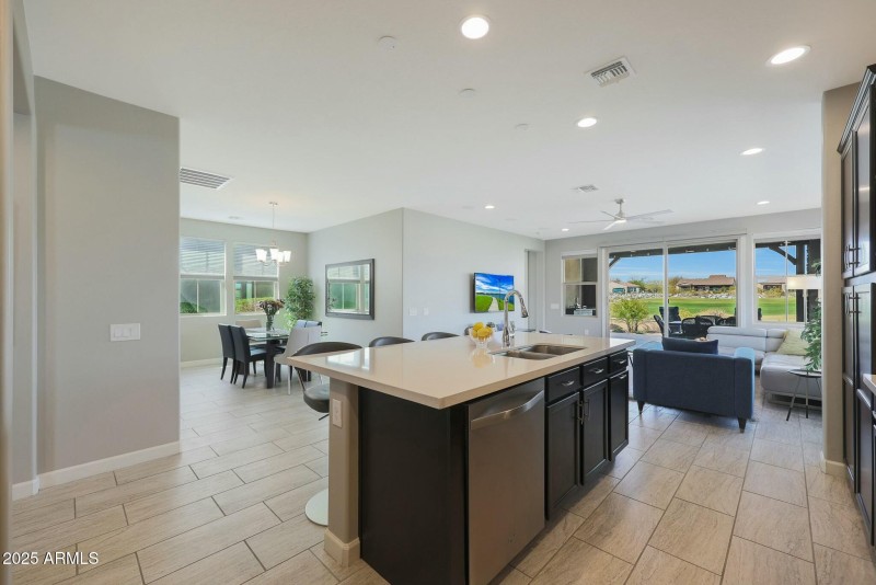 Kitchen to great room