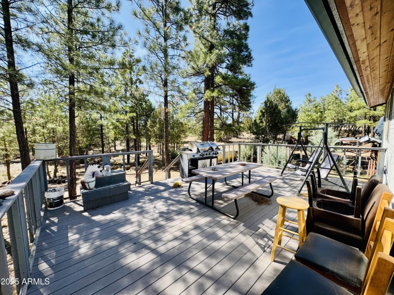 Back deck off gameroom