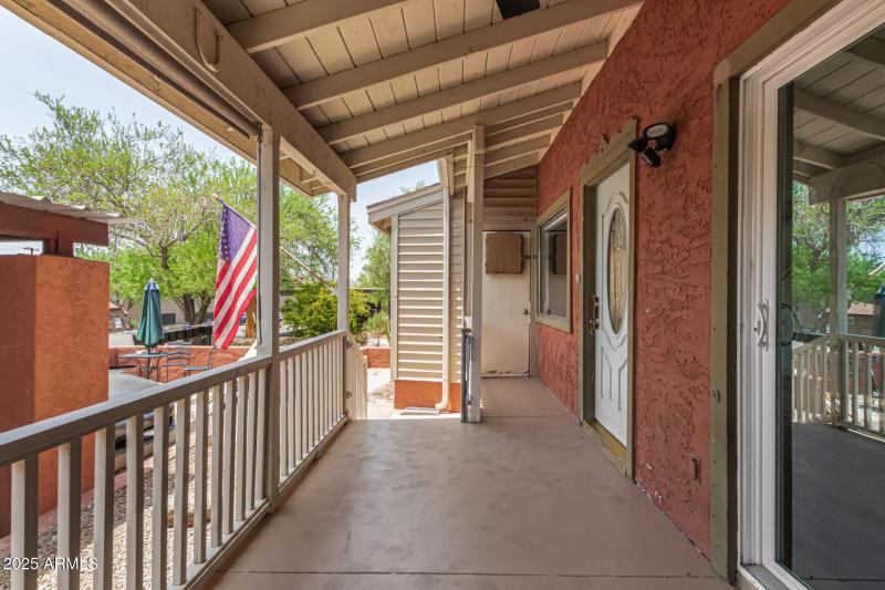 Covered front porch