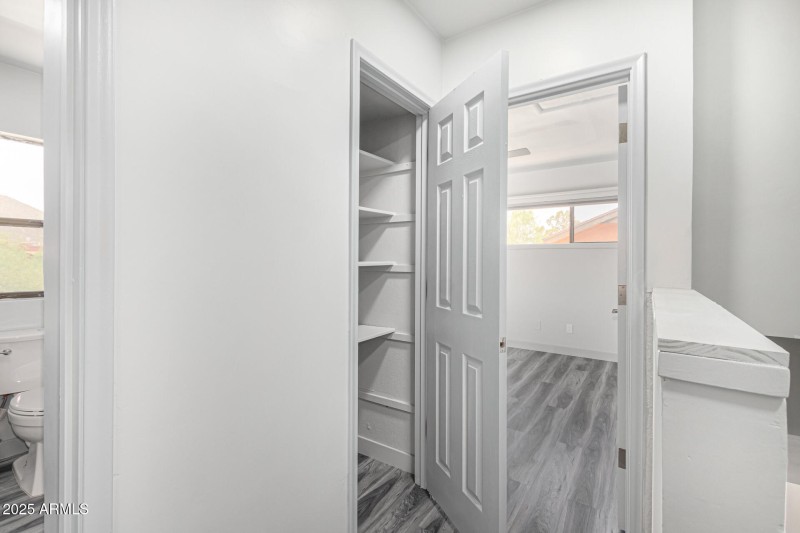 Hall closet
