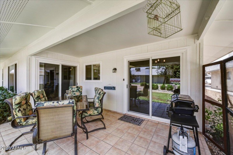 Covered Back Patio